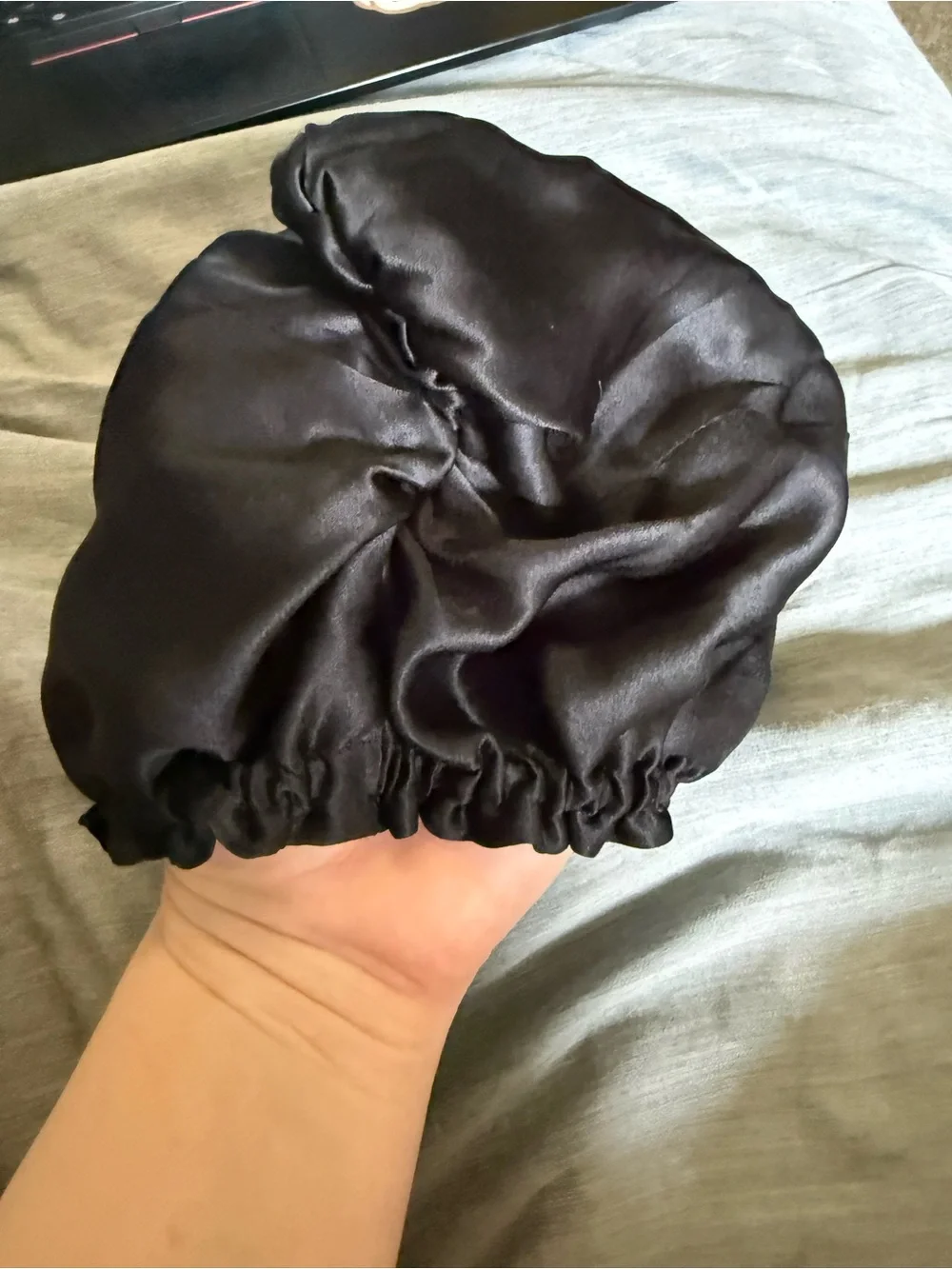 Silky Black Women's Turban Headwrap